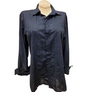 INC brand cotton button down blouse